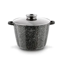 Garnek ceramiczny wysoki Konighoffer Kingstone 14 l okrągły z aromatyzerem