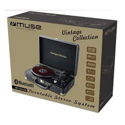 Gramofon MUSE MT-103 DB Bluetooth USB Czarny