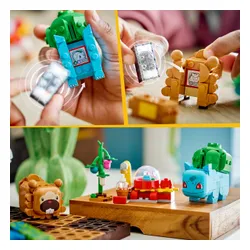 LEGO 72155 Pokémon SMART Play Bulbasaur i Bidoof z krzewem jagody