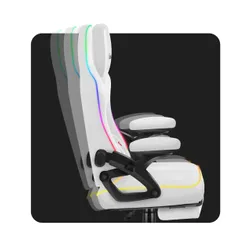 Fotel HUZARO Force 4.6 RGB Biały