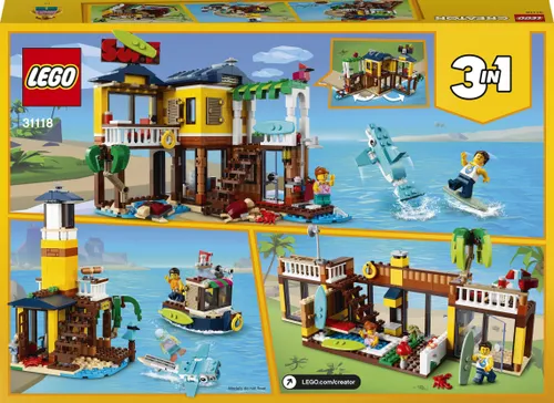 LEGO Creator Sörfçü Plaj evi (31118)