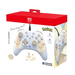 Pad Hori HORIPAD Turbo Eevee Cottage Core do Nintendo Switch 2 Przewodowy
