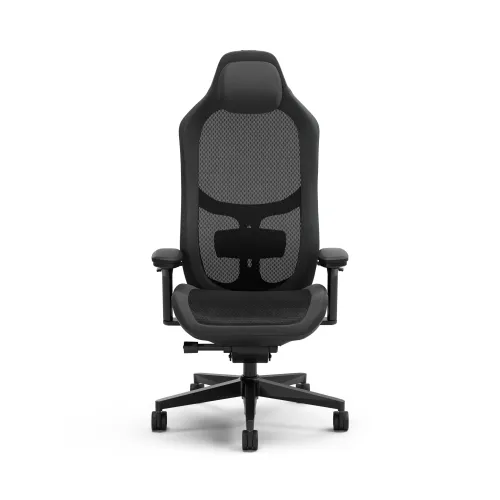 Fotel Fractal Design Refine Mesh Dark Gamingowy do 125kg Tkanina Czarny