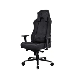 Fotel Arozzi Vernazza Soft Fabric Pure Black Gamingowy do 145kg Tkanina Czarny