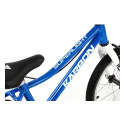 Rower dziecięcy KARBON Superlight 16 cali dla chłopca Niebieski