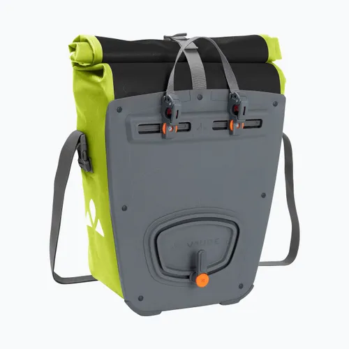 Sakwy rowerowe na bagażnik VAUDE Aqua Back Print Single 24 l black/ bright green