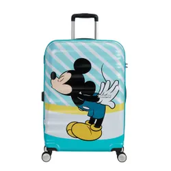 American Tourister Wavebreaker Disney Orta Bavul-Mickey blue kiss