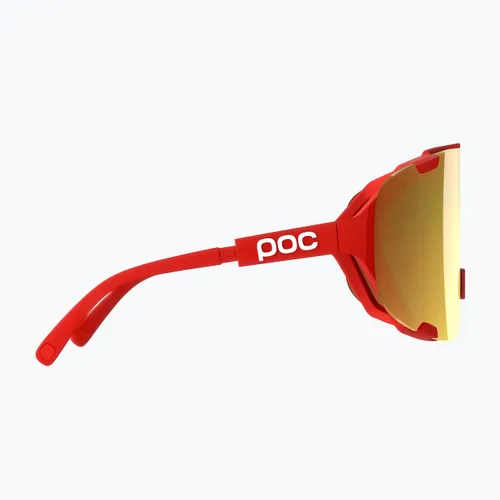 Okulary przeciwsłoneczne POC Devour prismane red/clarity road/partly sunny gold