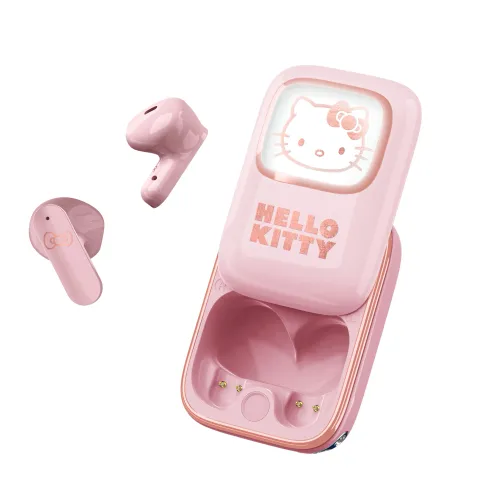 Słuchawki bezprzewodowe z mikrofonem OTL Technologies Hello Kitty HK1281 TWS Douszne Różowy