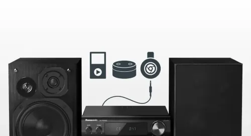 Wieża Panasonic SC-PMX90 120W Bluetooth Radio FM Czarny