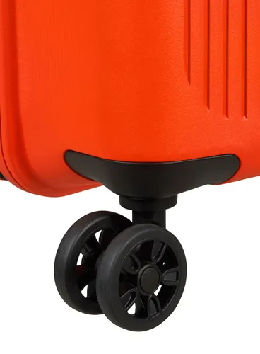 Большой расширенный чемодан American Tourister AeroStep-bright orange