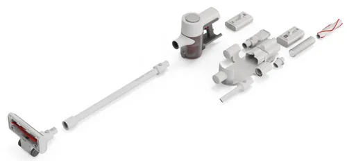Odkurzacz pionowy SHARP Comfort VC-SV12AEU-W z dwiema bateriami