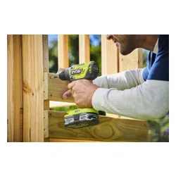 Wiertarko-wkrętarka RYOBI ONE+ R18DD5-0 + Akumulator RYOBI RC18150-250 5Ah 18V + Ładowarka
