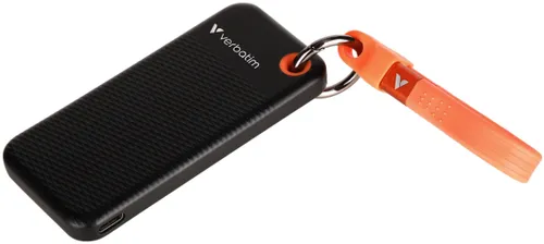 Dysk VERBATIM Pocket 128GB SSD Czarno-pomarańczowy