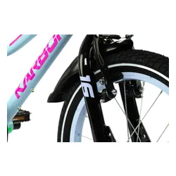 Rower dziecięcy KARBON Jazz 16 cali dla dziewczynki Miętowy