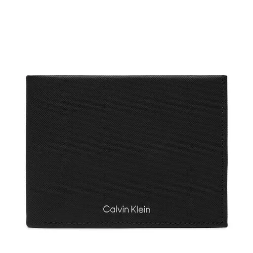 Большой мужской кошелек Calvin Klein CK Must Trifold 10cc с монетой K50K511380 CK Black Pique BEH