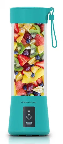 Blender personalny GÖTZE & JENSEN PB940M Miętowy Bezprzewodowy + pokrowiec