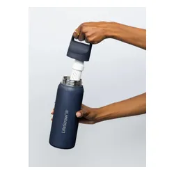 Butelka termiczna z filtrem LifeStraw Go Steel 2.0 0,7 l - icelandic blue