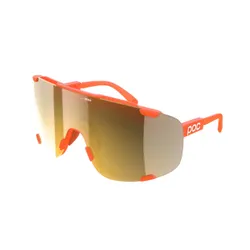 Okulary przeciwsłoneczne POC Devour fl.orange translucent/clarity road/partly sunny gold