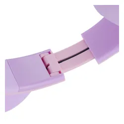 Słuchawki nauszne POWERLOCUS P2 Kids Kocie uszy Fioletowo-różowy