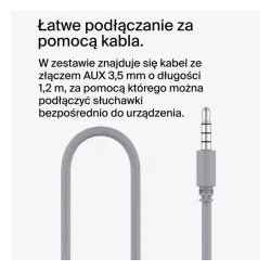 Słuchawki bezprzewodowe Belkin Soundform Mini dla dzieci Nauszne Bluetooth 5.3 Biały