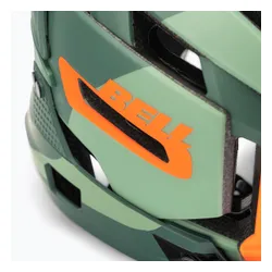 Kask rowerowy Bell FF Super Air R MIPS Spherical matte gloss green infrared