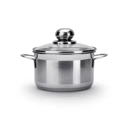 Garnek ze stali nierdzewnej z pokrywką SSW CITY 1,9 l