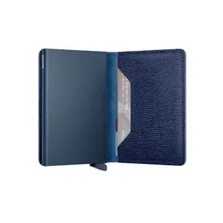 Mały portfel RFID Secrid Crisple Slimwallet - navy