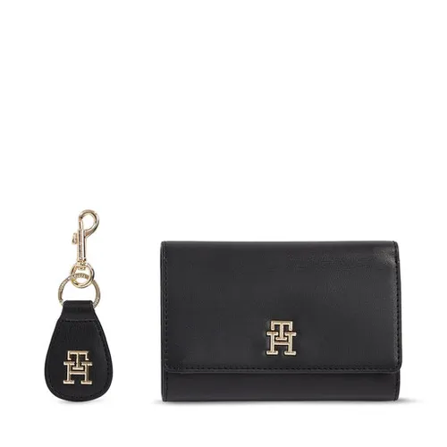 Подарочный набор Tommy Hilfiger Med Flap Wallet в Keyfob AW0AW15663BDS Black BDS