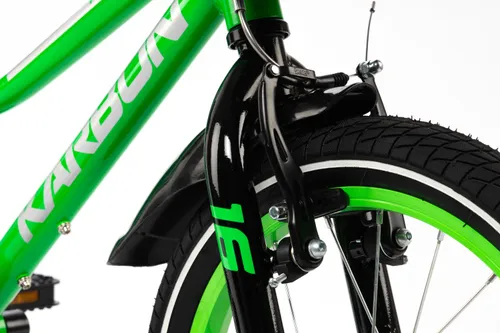 Rower dziecięcy KARBON Jazz 16 cali dla chłopca Zielony