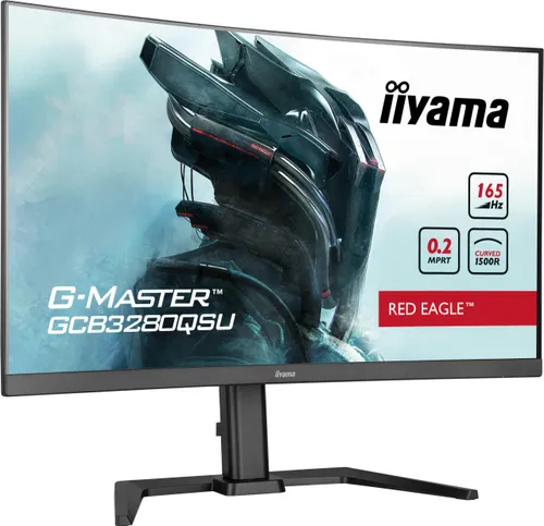 Monitor iiyama G-Master Red Eagle GCB3280QSU-B1 32" 2K VA 165Hz 0,2ms Zakrzywiony Gamingowy