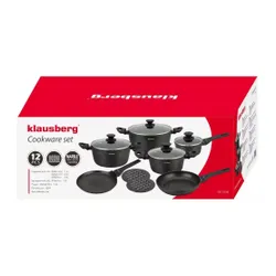 Zestaw garnków KLAUSBERG KB-7658 (12 elementów)