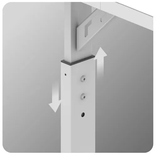 Biurko gamingowe HUZARO Hero 2.6 Biały