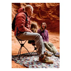 Wysokie krzesło turystyczne Grand Trunk Compass 360° XT Stool - sea black