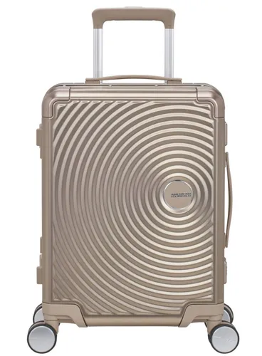 Walizka mała American Tourister Soundbox Alu - bronze