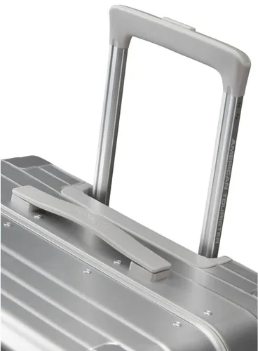 Walizka średnia American Tourister Soundbox Alu - silver