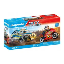 PLAYMOBIL CITY ACTION 71875 Pościg policyjnym pick-upem, zestaw +4 lata