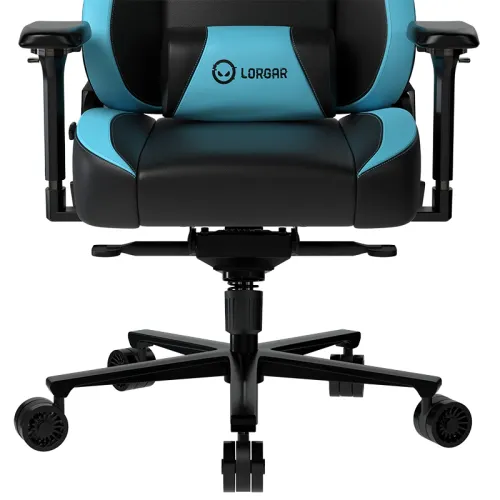 Fotel Lorgar Base 311 Gamingowy do 150kg Skóra ECO Czarno-niebieski