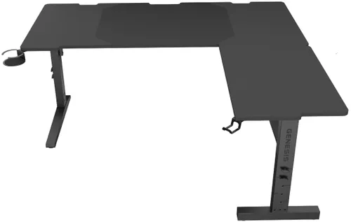 Biurko gamingowe narożne GENESIS Holm Modular 160 Czarny