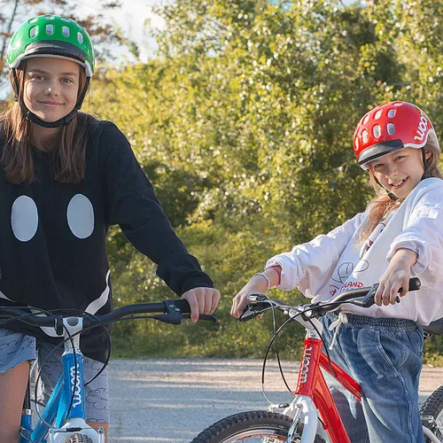 Kask rowerowy dziecięcy woom Kids red
