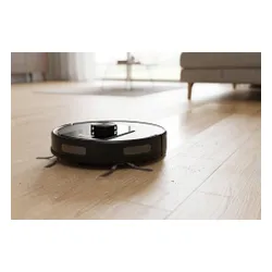 Robot sprzątający SETTI+ RV600S ze stacją czyszcząco-ładującą, funkcja mopowania Czarny