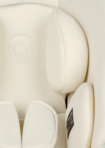 Fotelik samochodowy LIONELO Astrid i-Size z bazą Isofix 40-87 cm (0-13 kg) Kremowy