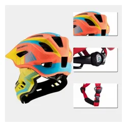 Kask rowerowy dziecięcy, Szczękowy, na rower, hulajnogę, ROCKBROS, S