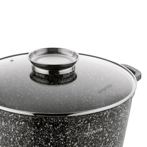 Garnek ceramiczny wysoki Konighoffer Kingstone 14 l okrągły z aromatyzerem