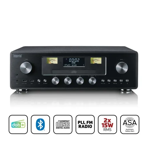 Radioodbiornik Imperial DABMAN 280CDBK Radio FM DAB+ Bluetooth Czarny