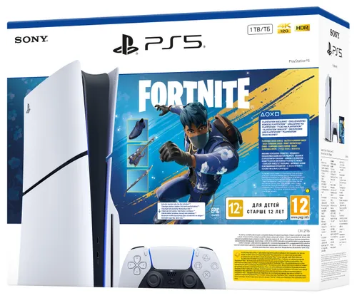 Konsola SONY PlayStation 5 Slim E-chassis + Fortnite Pakiet Rozkwitający Chaos