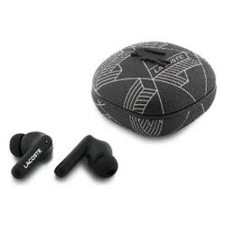 Słuchawki dokanałowe LACOSTE Monogram The Blend ANC Czarny