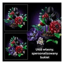 LEGO 11513 Botanicals Kompozycja z ciemnych kwiatów