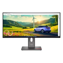 Monitor LENOVO ThinkVision P34WD-40 34" 3440x1440px IPS 120Hz 4 ms Curved + Kamera ThinkVision MC60