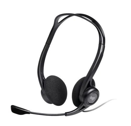 Słuchawki przewodowe z mikrofonem Logitech Headset 960 OEM Nauszne Czarny